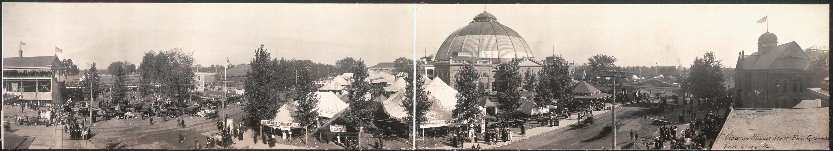View on State Fair Grounds, Illinois, 1909, 1909 — historic image