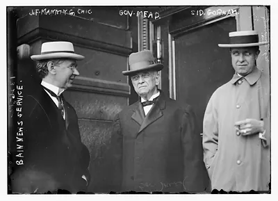 J.F. Manning, Chicago; Gov. Mead; Sid. Gorham