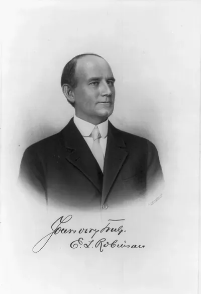 [Edward Trent Robinson, head-and-shoulders portrait, facing right]