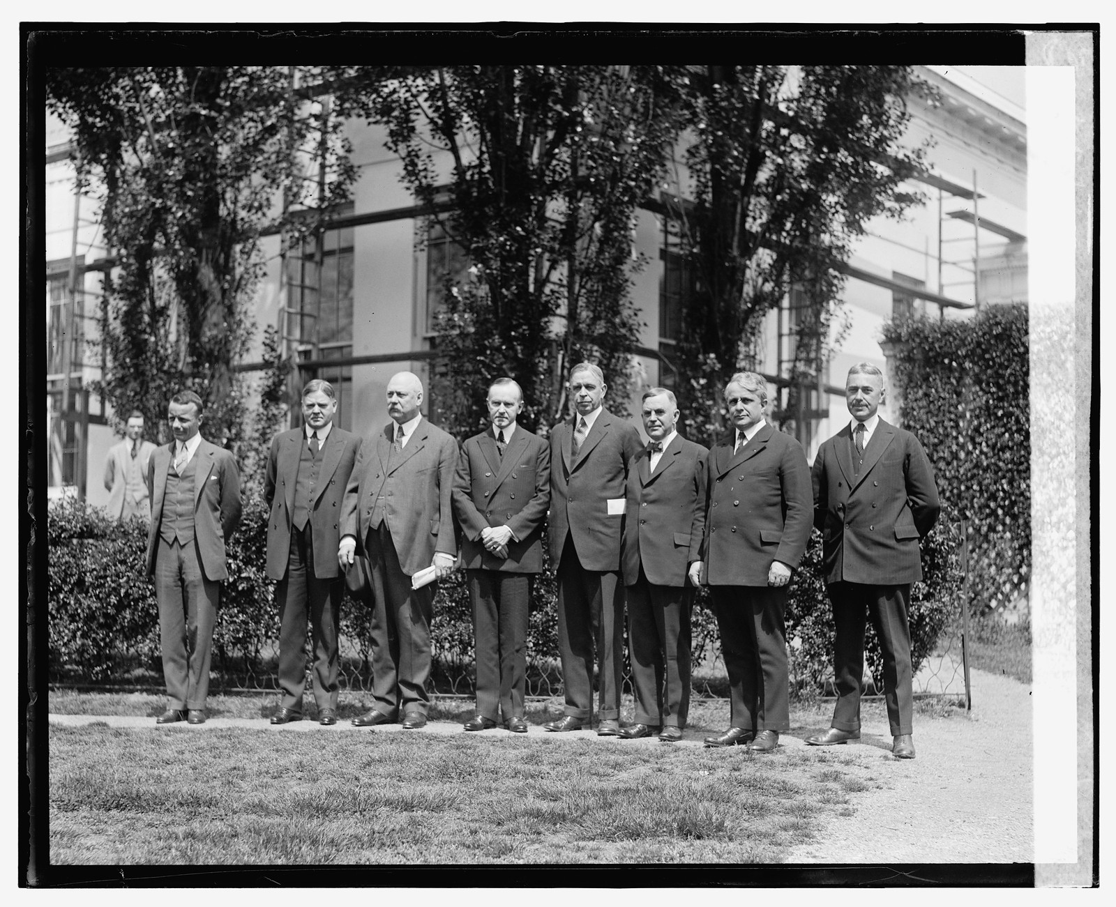 [Coolidge and group, 5/6/24], [1924] — historic photograph
