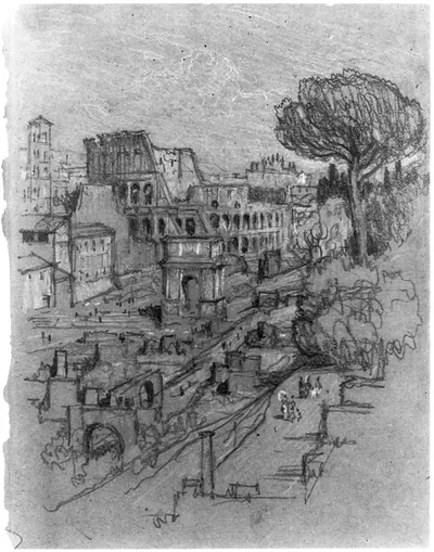 Coliseum from Palatine, Rome