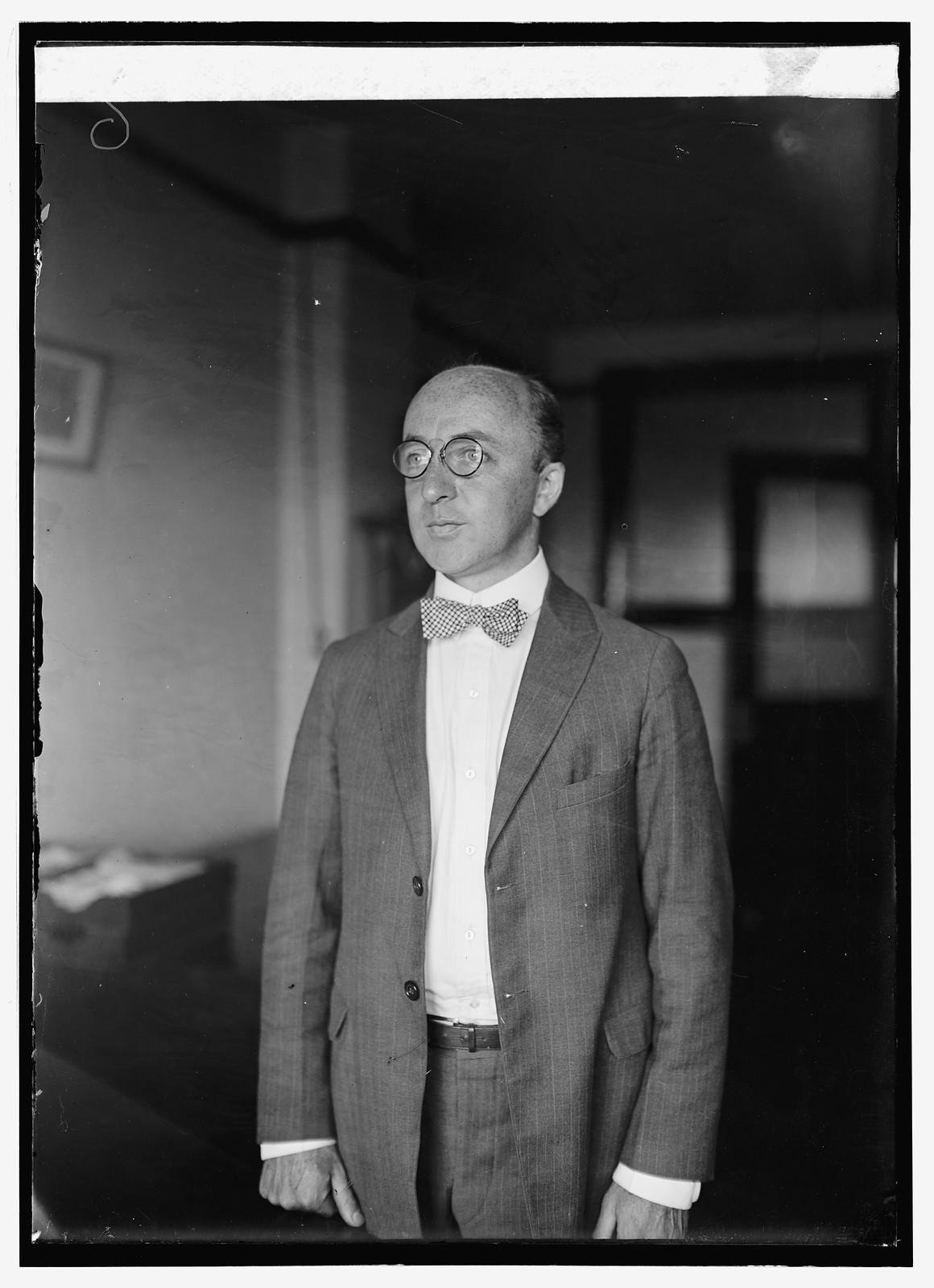Guy C. Riddel, Chief of Minerals, [...] Dept. of Commerce, 8/22/[24], [1924] August 22. — historic photograph