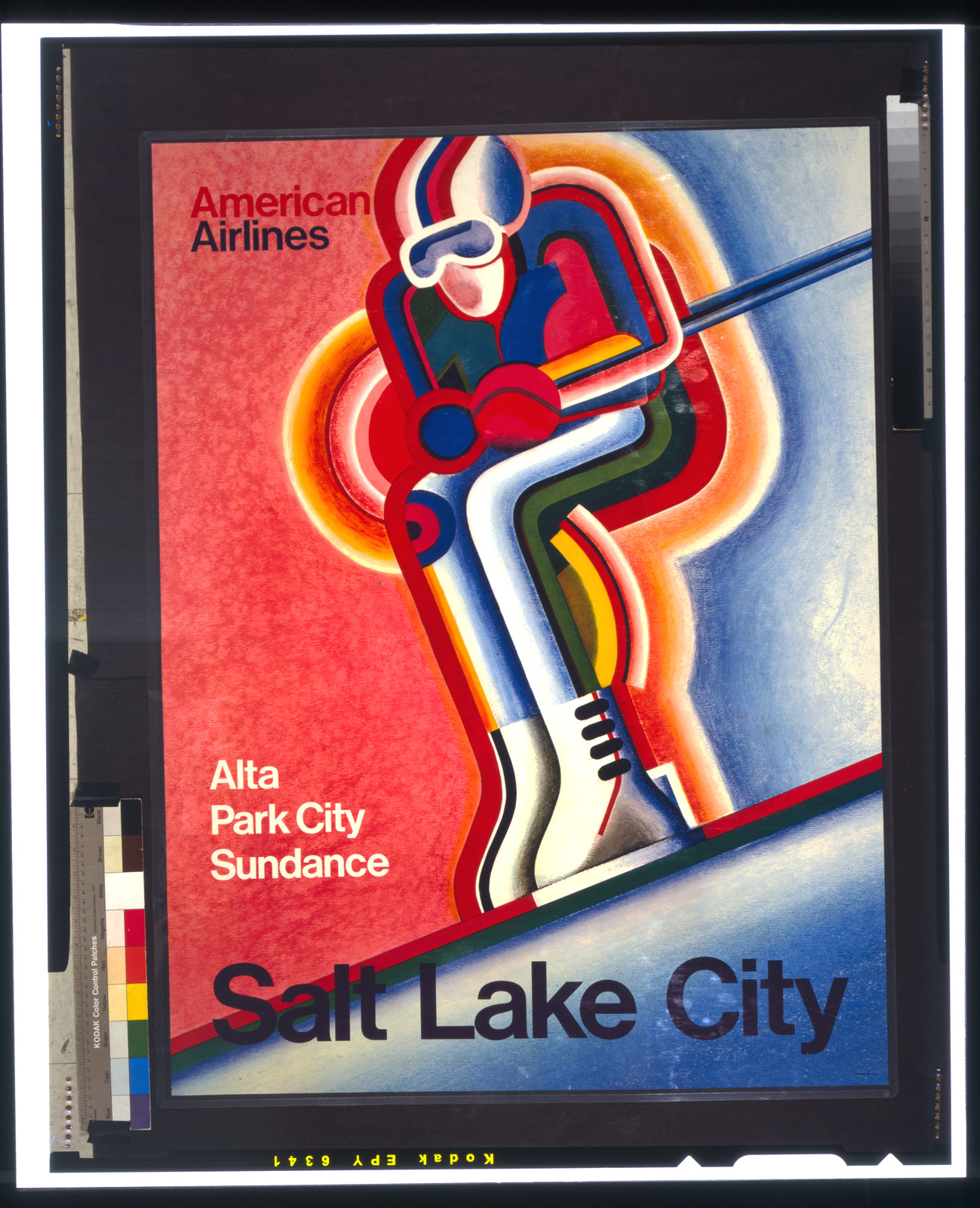 American Airlines--Alta Park City Sundance--Salt Lake City, [1969(?)] — vintage poster
