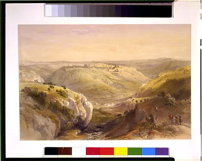Jerusalem from the south April 12th 1839 / David Roberts.