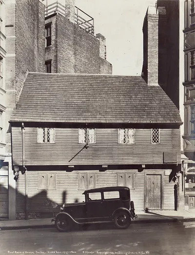 Paul Revere House, Boston. Lived here 1771-1800