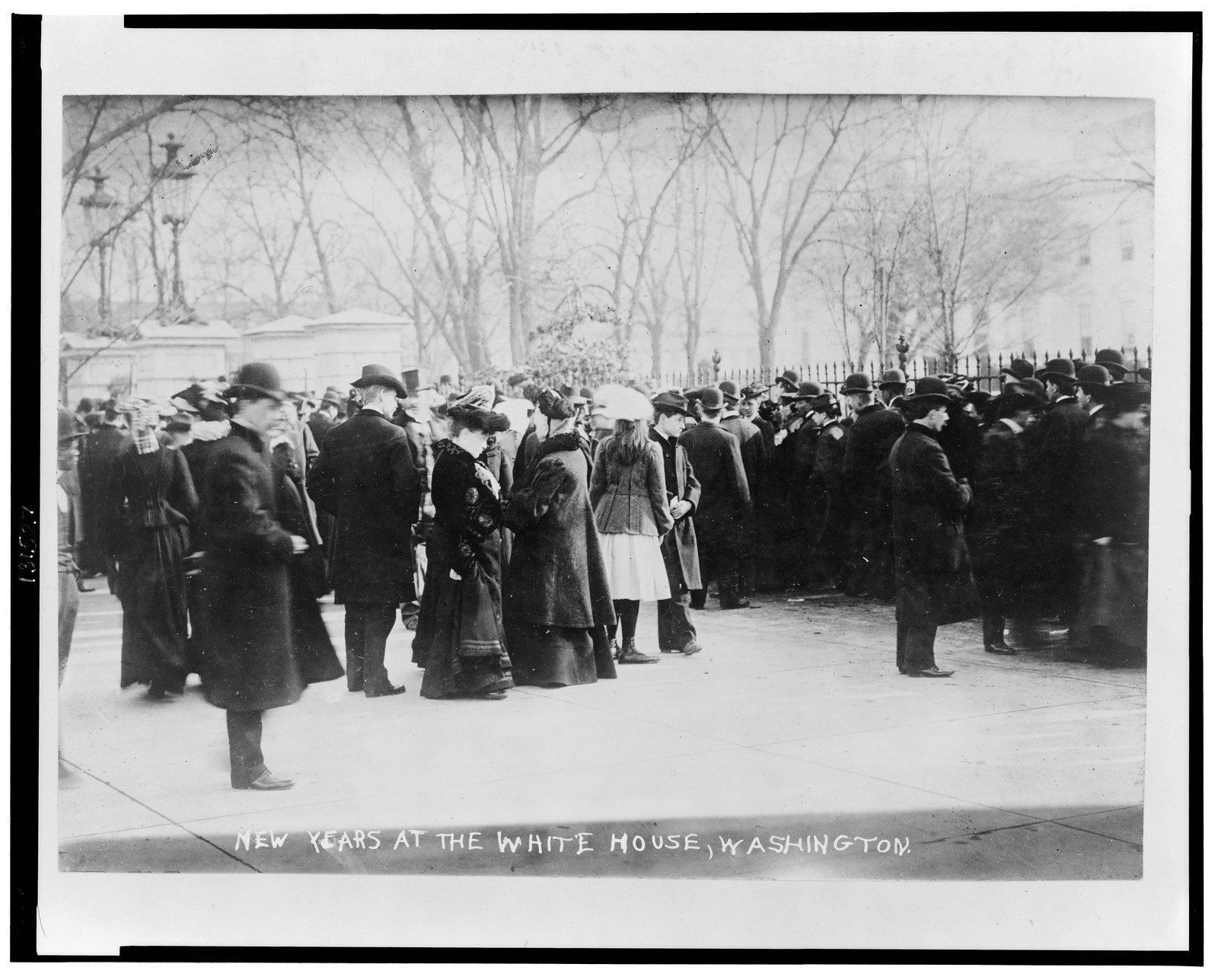 New Years at the White House, Washington, [ca. 1909] — historic photograph