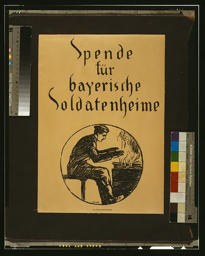 Spende fuumlr bayerische Soldatenheime / Stuck.