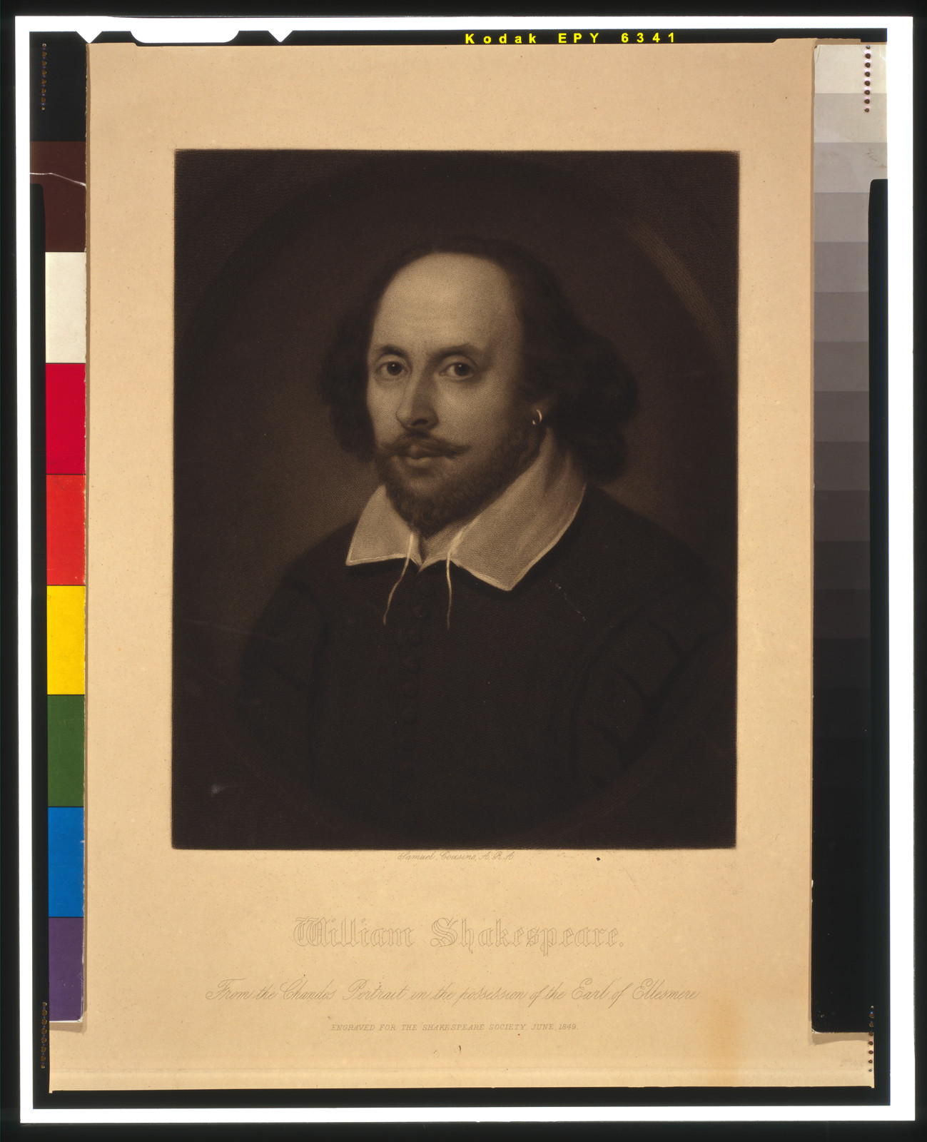 William Shakespeare / Samuel Cousins, A.R.A. — historic print