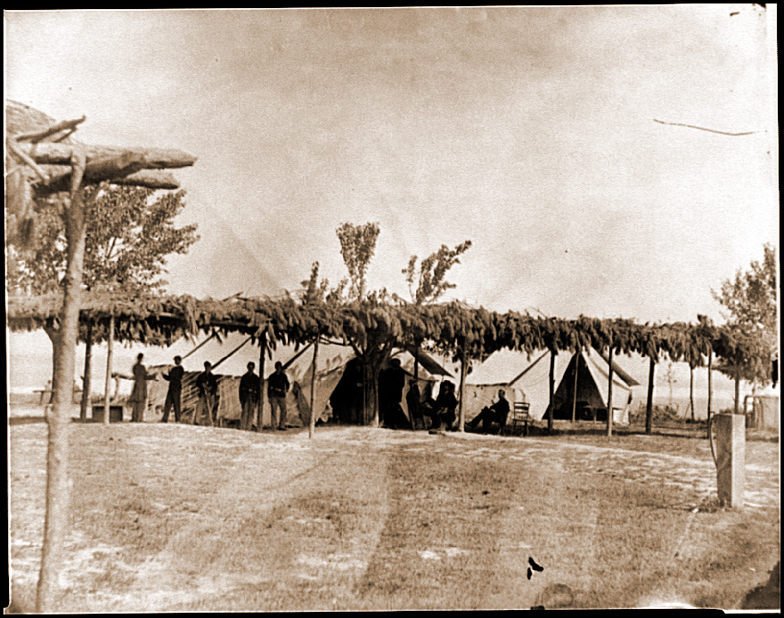City Point Va. Tents of the general hospital, 1864 — historic photograph