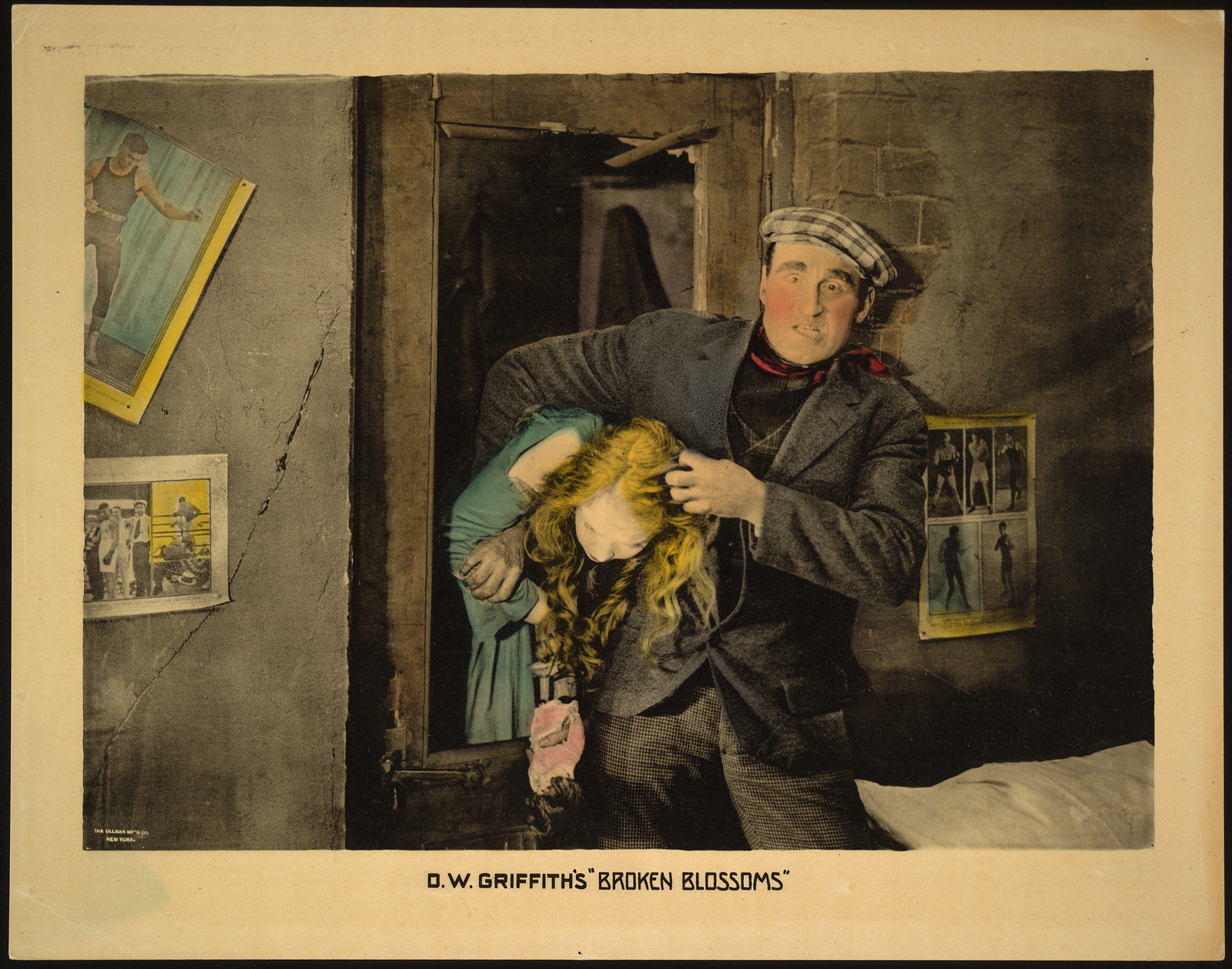 D.W. Griffith's Broken Blossoms hand-colored lobby card — historic image