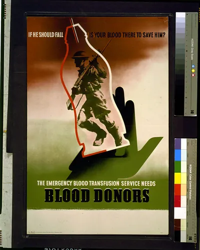 If he should fall is your blood there to save him? The emergency blood transfusion service needs blood donors / A. Games.