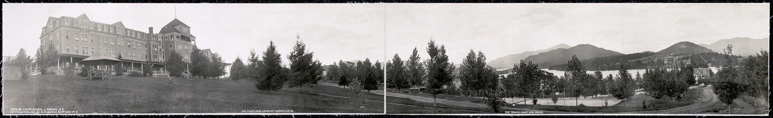 Grand View Hotel Lake Placid, New York, 1912, 1912 — historic image