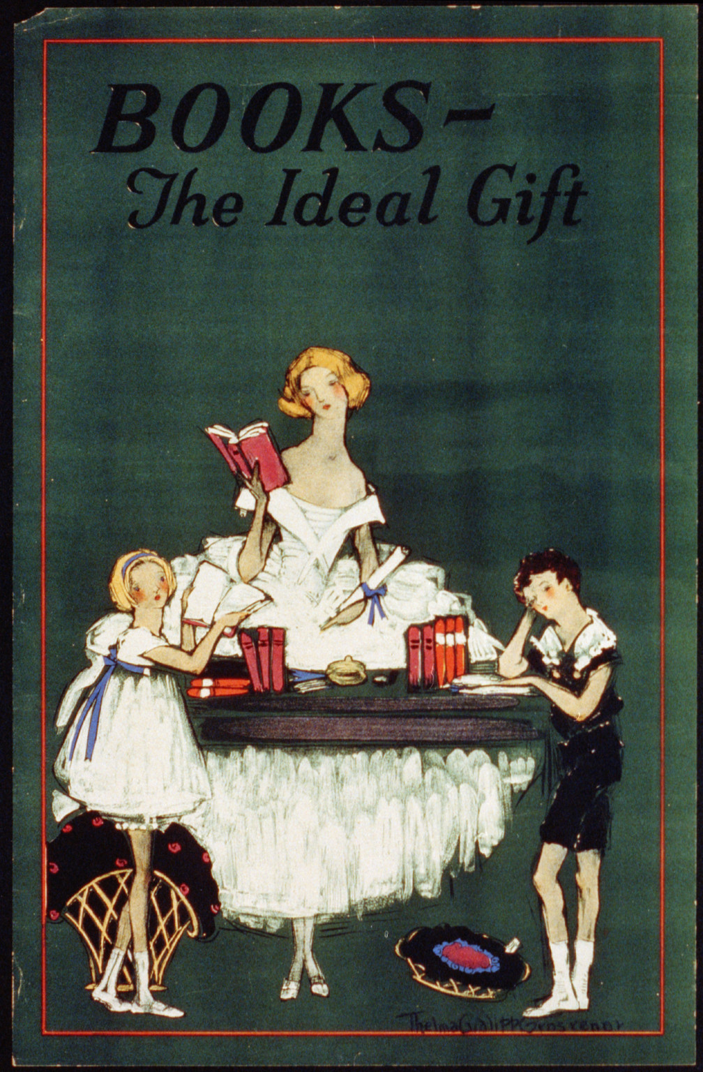Books - the ideal gift, [no date recorded on caption card] — vintage poster