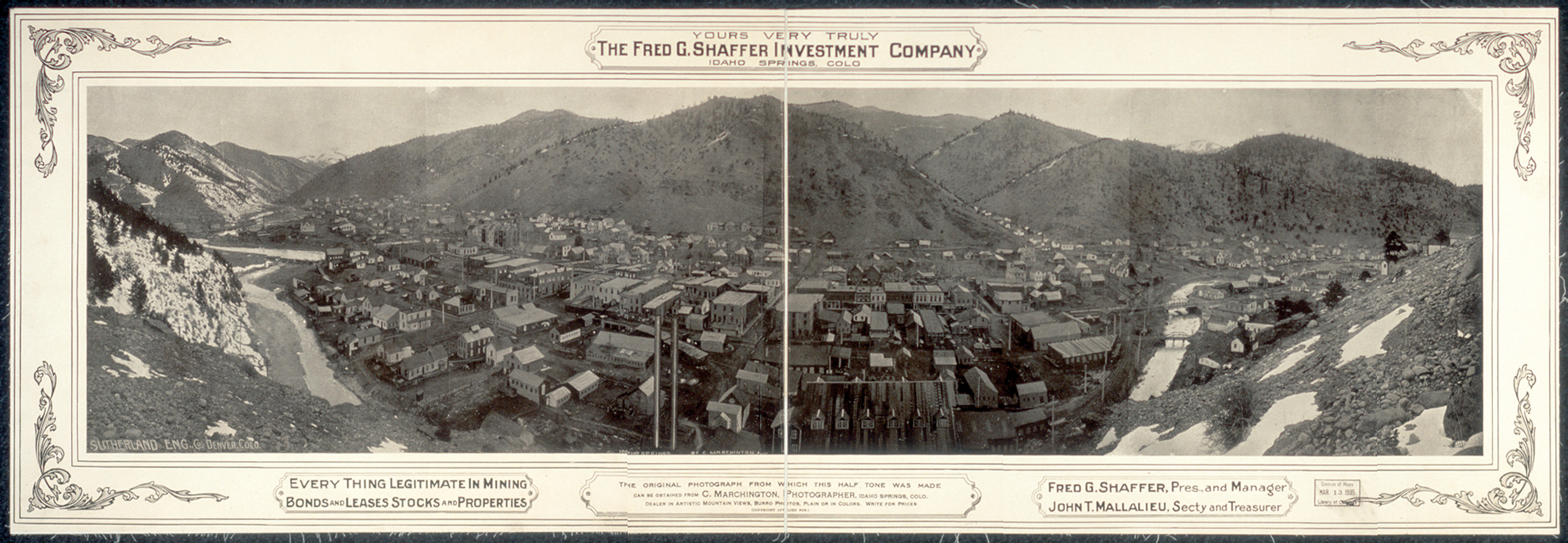 Idaho Springs, Colorado, 1903, 1903 — historic image