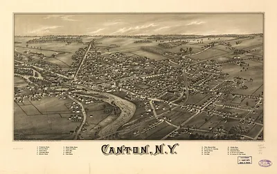 Canton, New York, 1885