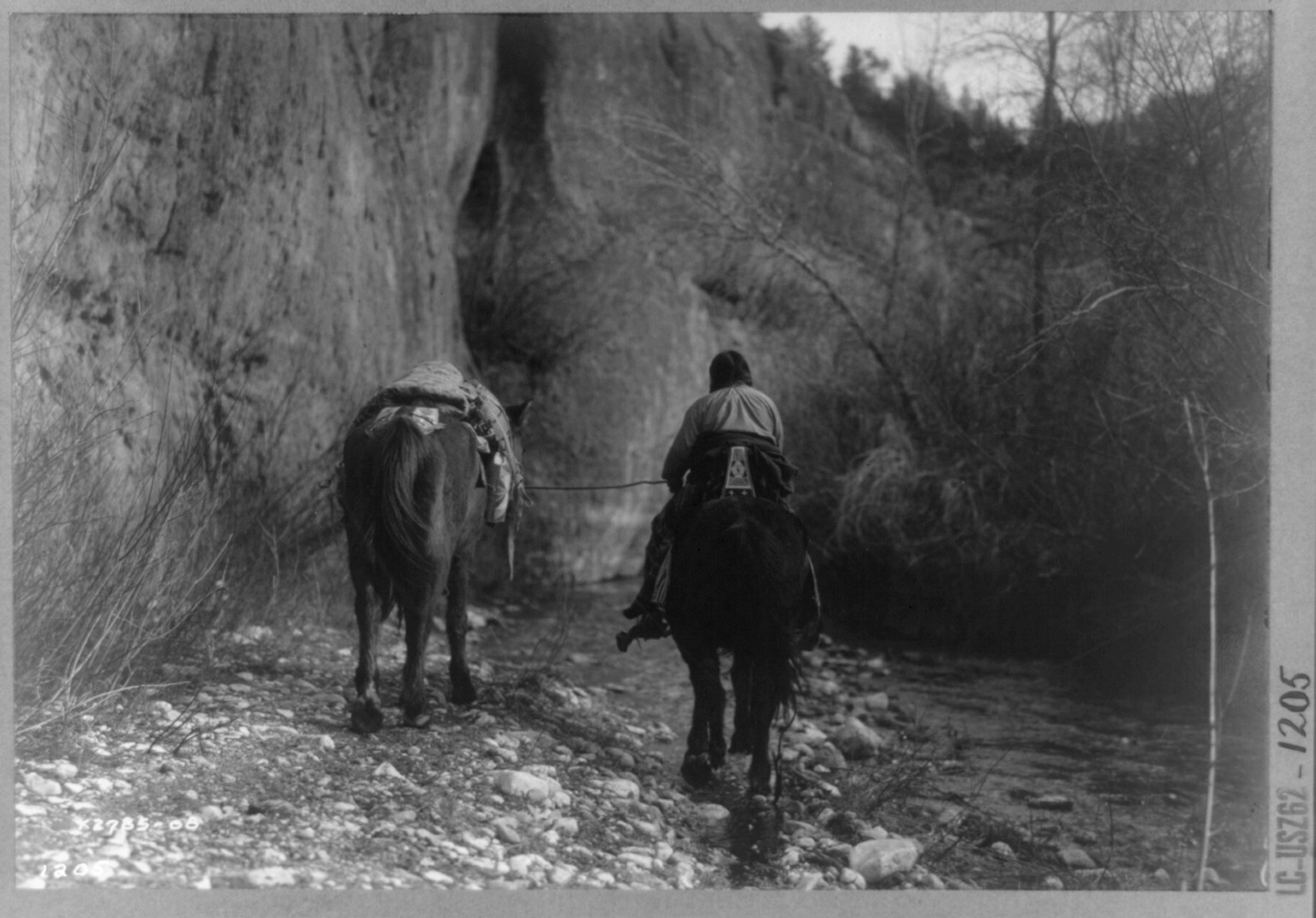 Moving--Apsaroke, c1908 July 6. — historic photograph