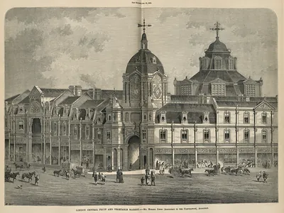 London Central Fruit and Vegetable Market, Horace Jones, architect