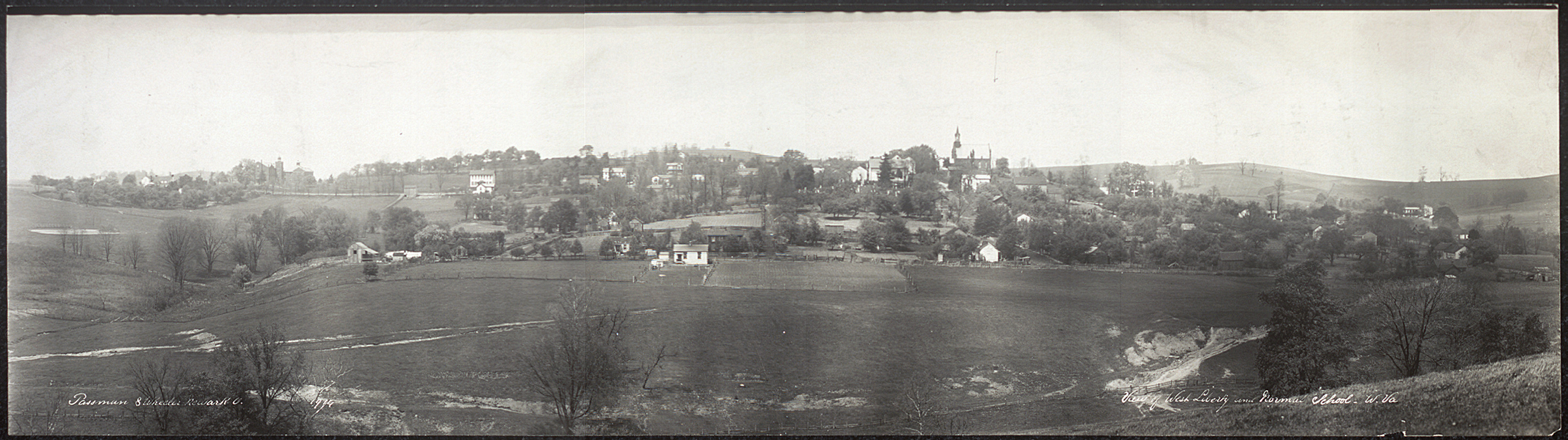 West Liberty Normal Scho, West Virginia, 1914 — historic image