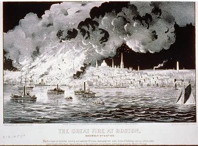 The great fire at Boston: November 9th & 10th 1872