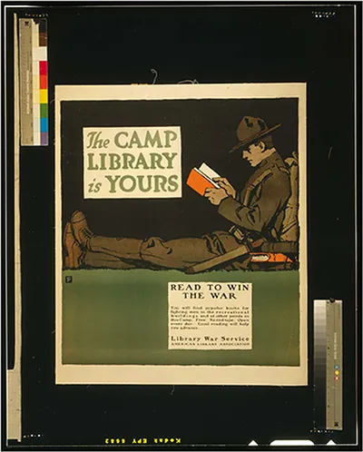 The camp library is yours - Read to win the war / F.