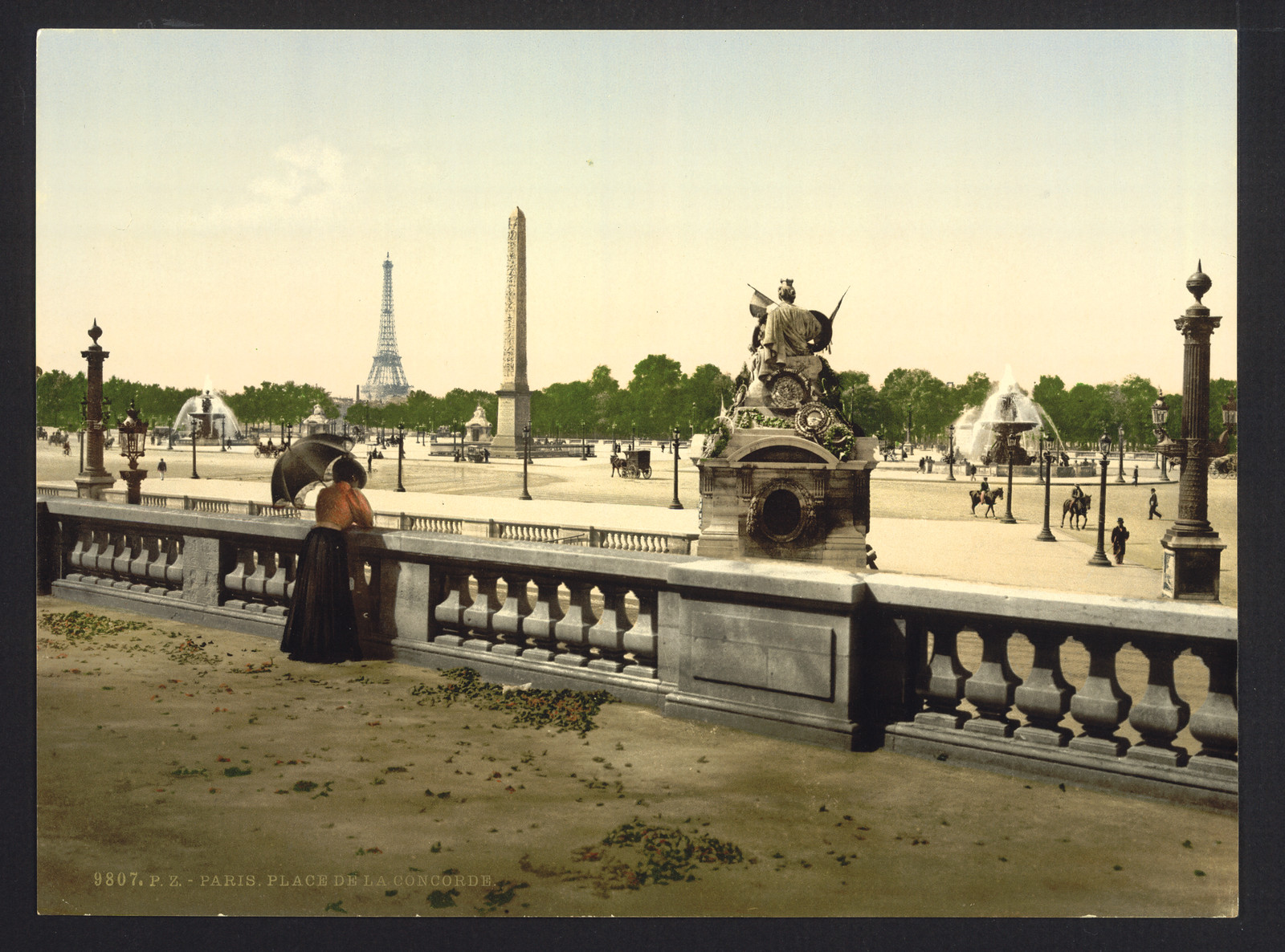 Place de la Concorde Paris France, [between ca. 1890 and ca. 1900]. — historic print