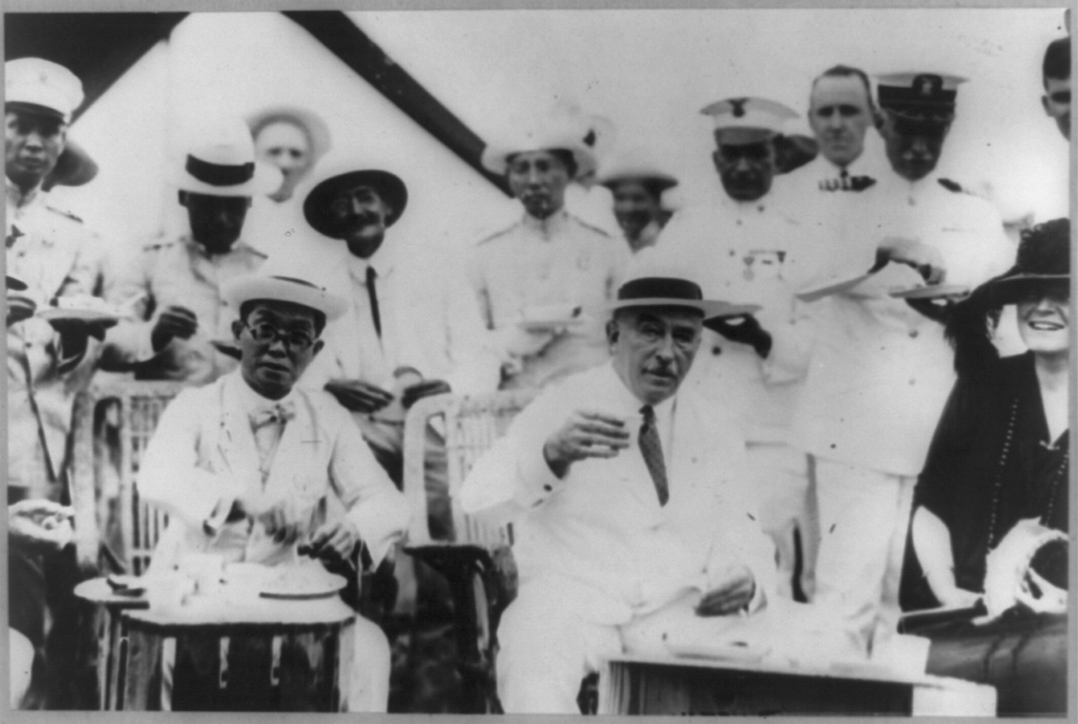 Fourth of July celebrated in the Phillipine Islands, 1924 July 4. — historic photograph