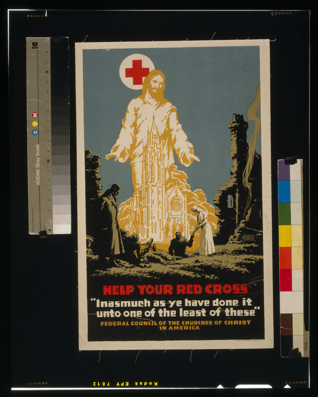 Help Your Red Cross: Inasmuch as ye have done it unto one of the least of these, 1917 — historic image