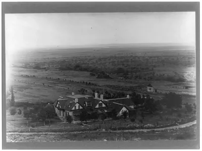 JA Ranch, Texas - 1907 - The headquarters of the old JA outfit, owned by John Adair of England