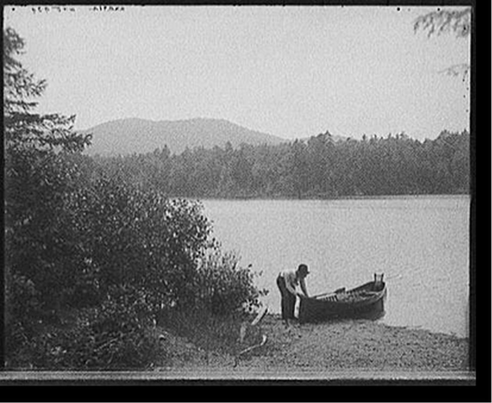 [St. Regis Mtn. from Spectacle Lake [i.e. Ponds], Adirondack Mtns., N.Y.], [between 1900 and 1910] — historic photograph