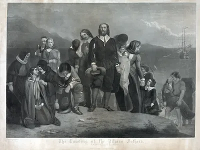 The Landing of the Pilgrim Fathers in America, A.D. 1620