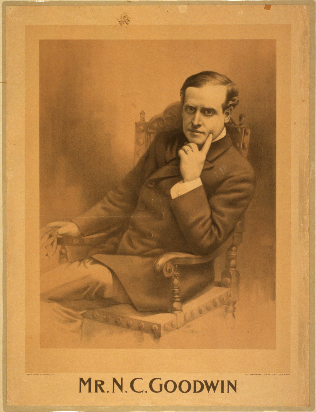 Mr. N.C. Goodwin, 1889 — vintage poster