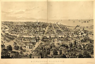 Milwaukee, Wisconsin, 1854
