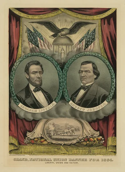 Grand National Union Banner For 1864