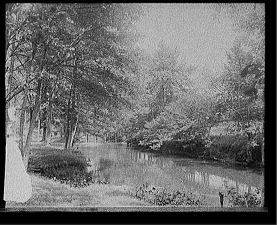 A Sylvan stream, Amherst, Mass., c1908. — historic photograph