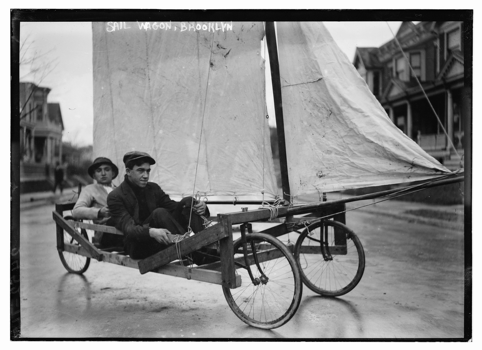 Sail Wagon, Brooklyn, n/a — historic photograph