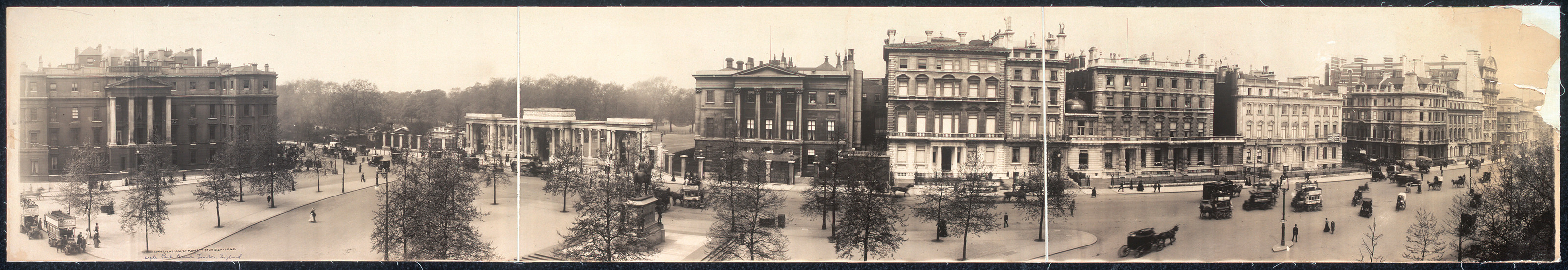 Hyde Park London, England, 1909, 1909 — historic image