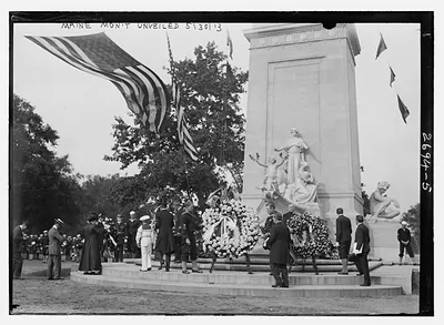 MAINE Monument unveiled - 1913