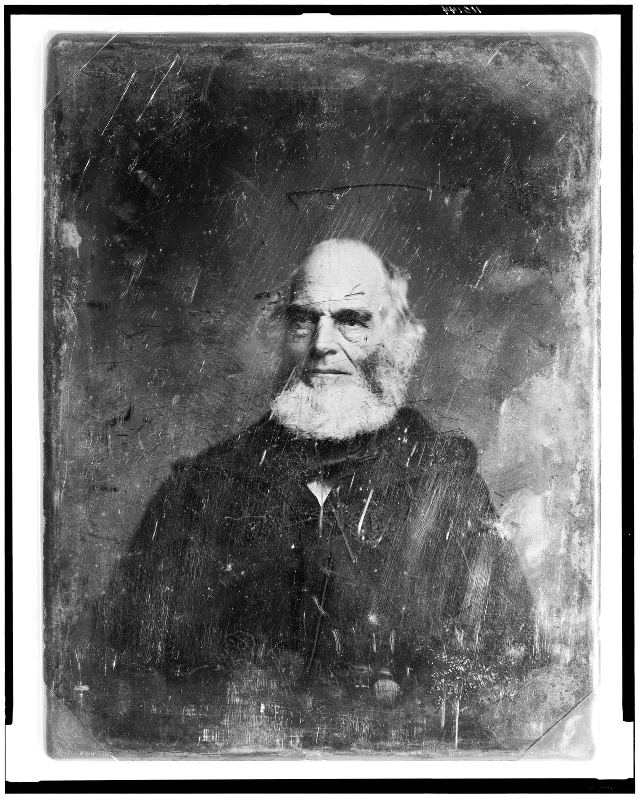 [William Cullen Bryant, head-and-shoulders portrait, facing slightly left], [between 1851 and 1860] — historic photograph