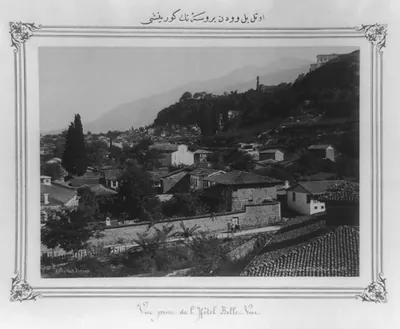 [View of Bursa from the Hotel Bellvue] / Abdullah Frères.