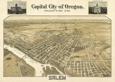 Salem, Oregon, 1905