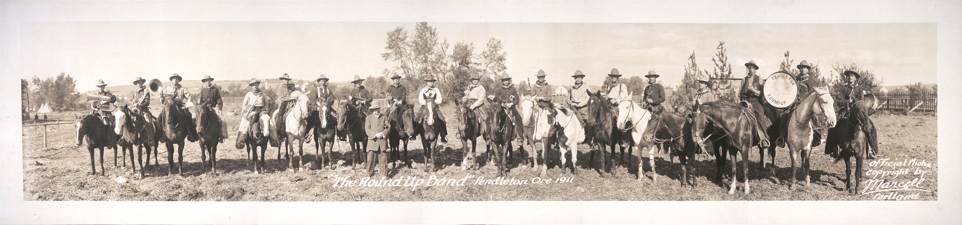 Round-Up Band Pendleton, Oregon, 1911, 1911 — historic image