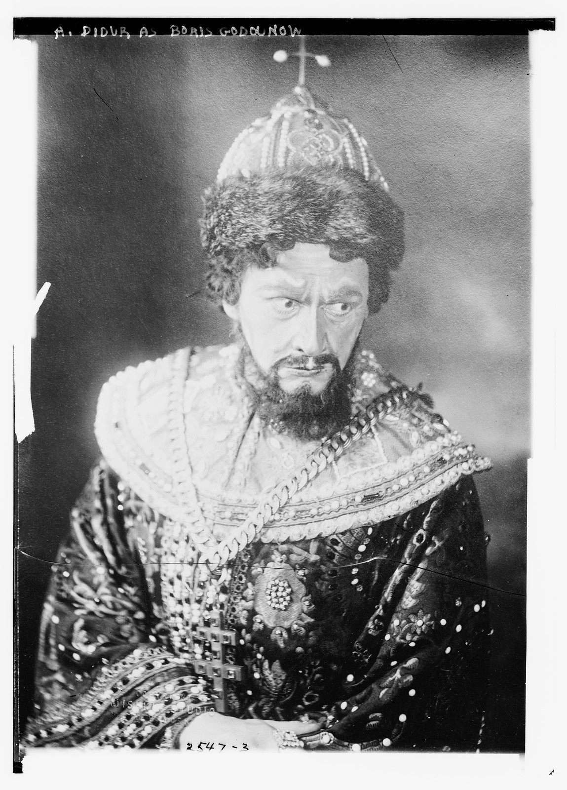 A. Didur as Boris Godounow, n/a — historic photograph