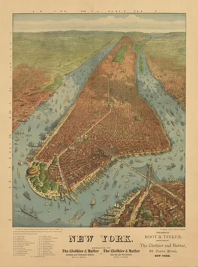 New York, Premium to The Clothier & Hatter, Root & Tinker, 1879