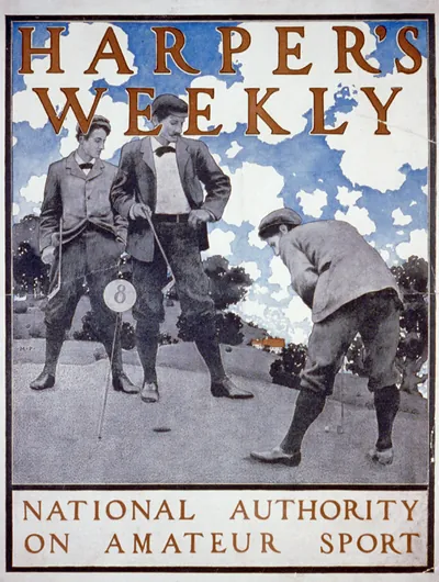 Harper's Weekly. National authority on amateur sport / Maxfield Parrish