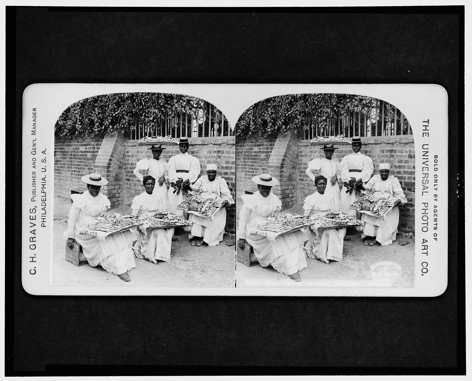 The sweet venders, Kingston, Jamaica, c1899. — historic photograph
