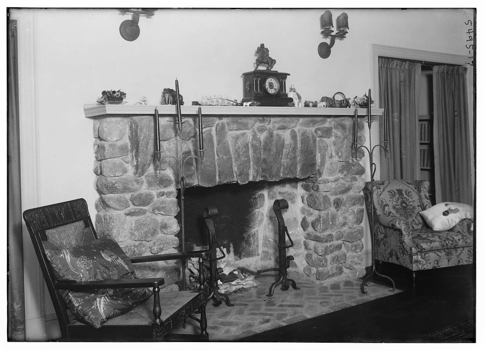 Fireplace, n/a — historic photograph
