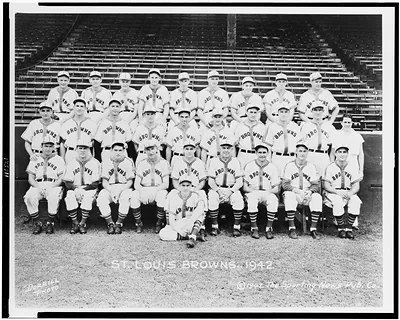 St. Louis Browns ... 1942 / Dorrill photo.