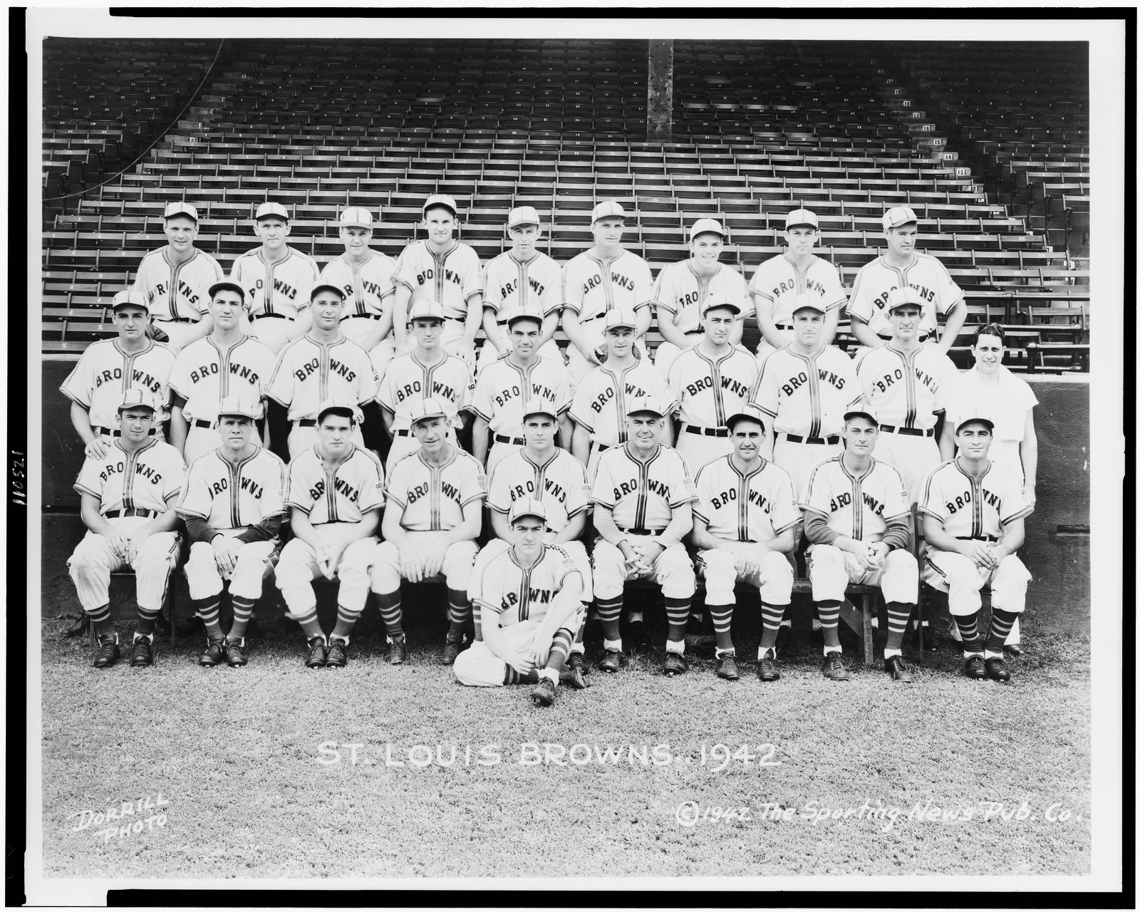 St. Louis Browns ... 1942 / Dorrill photo., c1942. — historic photograph
