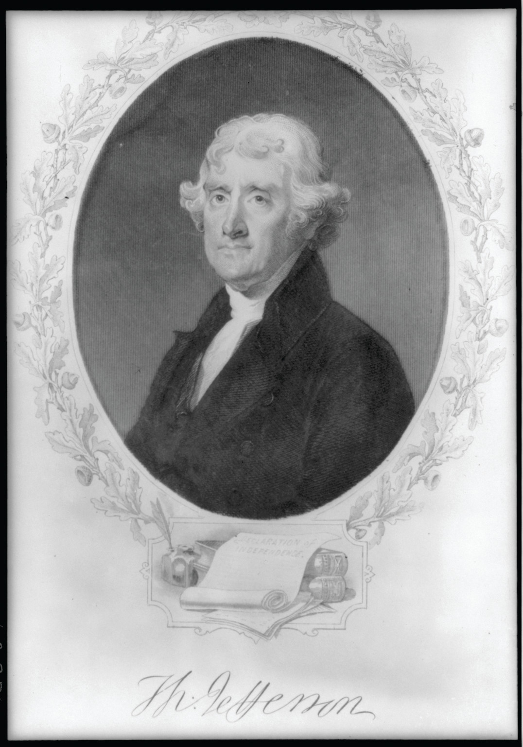 Thos. Jefferson, [no date recorded on caption card] — antique engraving