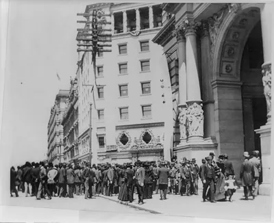 Examiner Building and Claus Spreckels Building, San Francisco in 1898